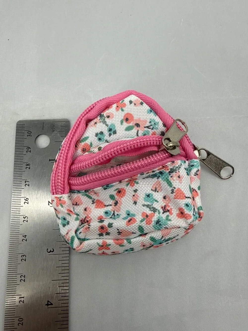 Mini Floral Doll Backpack Keychain Pouch Coquette Aesthetic Tiny Coin Purse